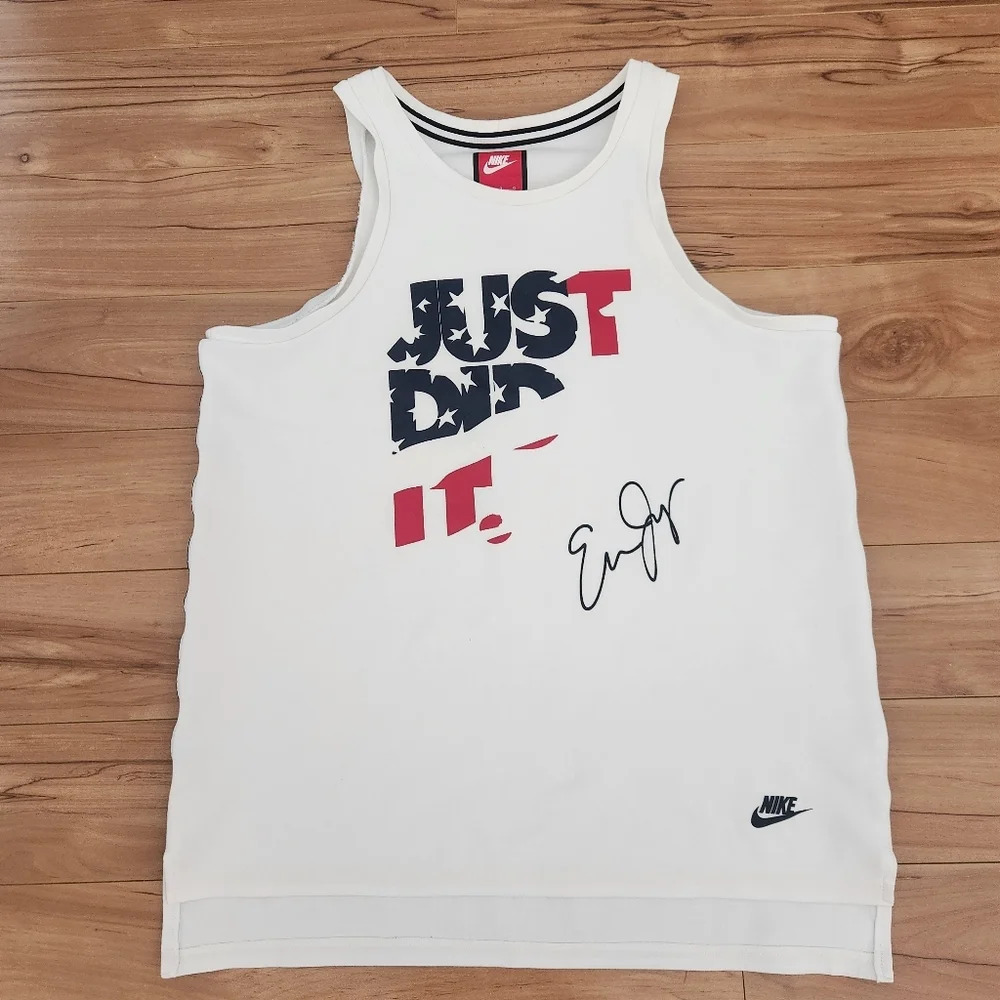 Nike Just Do It #JAGERFOUNDHISJONSÉN Graphic Tank Top White Large